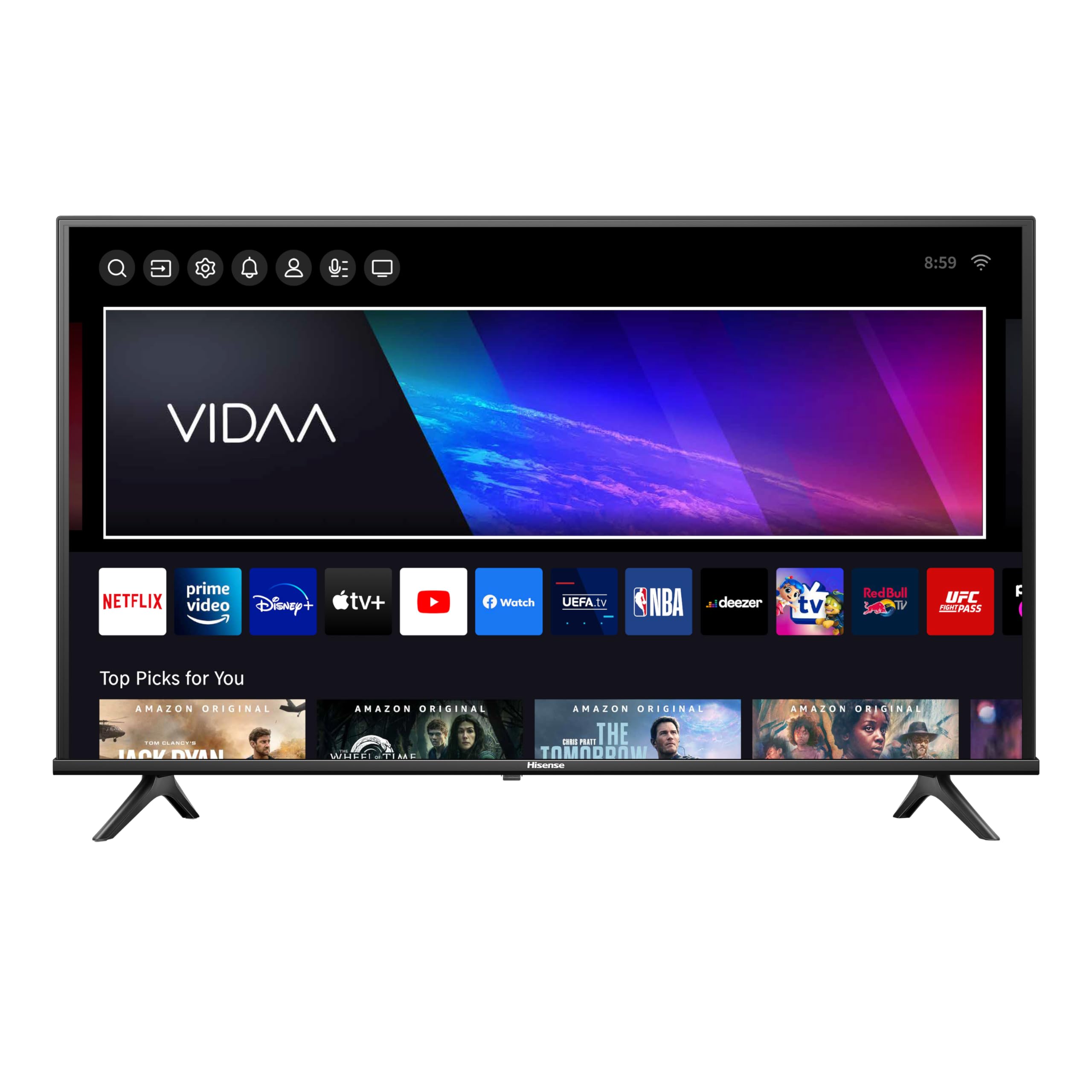 Hisense Pantalla 32" Pulgadas Smart TV VIDAA 32A43KV